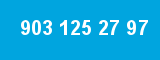903 125 27 97 903 125 27 97